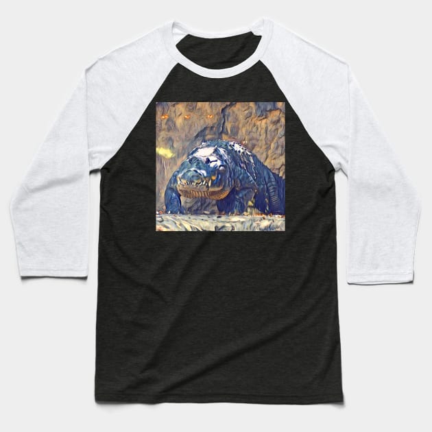 American Alligator Baseball T-Shirt by Sharonzoolady